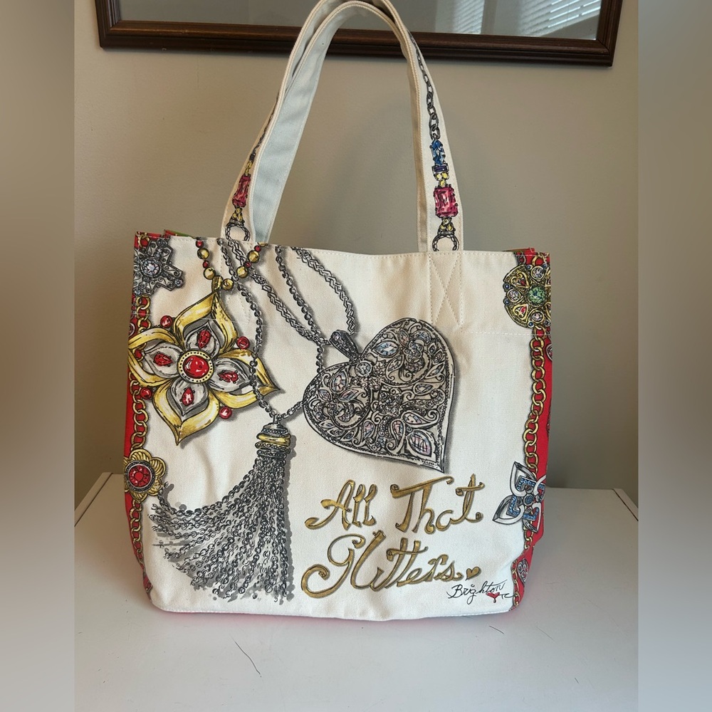 All That Glitters Brighton Limited Edition Holiday Shopping Tote Bag‎ Canvas